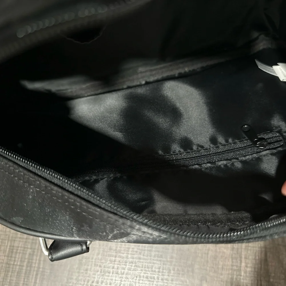PLAYBOY Black Dome Satchel with White Piping - Picture 10 of 12
